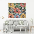 thumbnail image 2 of Yayeee Tapestry Wall Hanging for Bedroom 60" x 40" Living Room Home Wall Art Decor, Dark Floral, 2 of 7