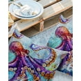 thumbnail image 2 of Outdoor Pillow Covers Throws Nautical Ocean Sea Monster Octopus,Waterproof Pillow Cases Pack of 2 Coastal Gradient Sealife Art,Durable Cushion Cover Pillowcase for Patio Balcony Couch Garden, 2 of 7