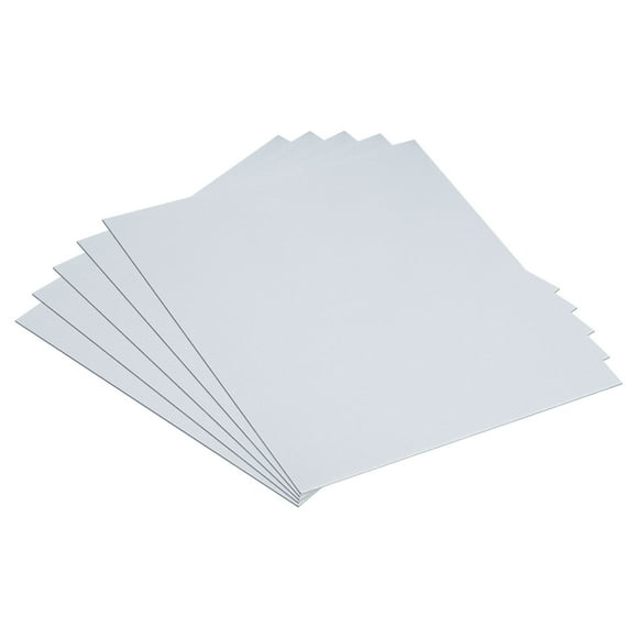 5 piezas de chapa de acero galvanizado, chapa de metal de 10x10cm, paneles de chapa de acero galvanizado de 0.8mm de grosor para tapajuntas