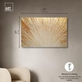 thumbnail image 5 of Art Remedy Elegant Glam Art Canvas, 45" x 30", Gallery Wrapped, Auric Burst I, 5 of 7