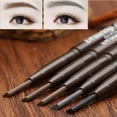 thumbnail image 6 of Magik 2 Pack Waterproof Eyebrow Pencil Retractable Slant Tip & Brush Double-ends Natural Hair-like Look (#2 Light Coffee), 6 of 9
