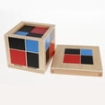 thumbnail image 2 of Montessori Matemático Para Niños Juguete Binomial Y Trinomial () 3 / (a ​​+ B + C) 3, 2 of 7