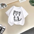 thumbnail image 4 of iTNHFP T-Shirts pour Filles T-Shirt Imprimé Dessin Animé Mignon Manches Courtes Col Rond Été Décontracté, 4 of 4