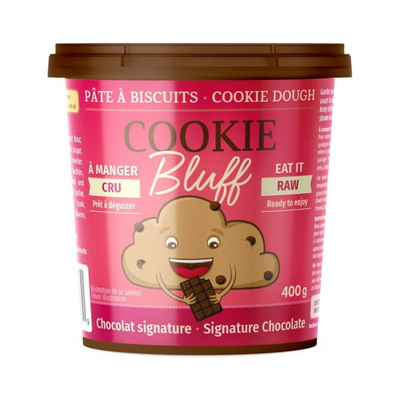 Cookie Bluff Chocolate Chip Cookie Dough, 400 G