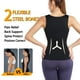 thumbnail image 2 of Camiseta moldeadora para mujer, chaleco de neopreno, corsé slim, top de sauna con cremallera, camiseta moldeadora para el cuerpo (L, chaleco de sauna negro), 2 of 5