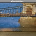 thumbnail image 6 of Ambesonne Europe Place Mats Set of 4, River of Budapest Bridge, Standard Size, Multicolor, 6 of 6
