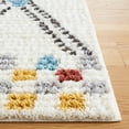 thumbnail image 3 of SAFAVIEH Marrakesh Julia Diamond Polyester Runner Rug, Ivory/Grey, 2'2" x 9', 3 of 8