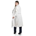 thumbnail image 3 of Chaleco largo con cinto Roman Fashion /Tallas Extras, 3018 (Hueso) beige 38, 3 of 6