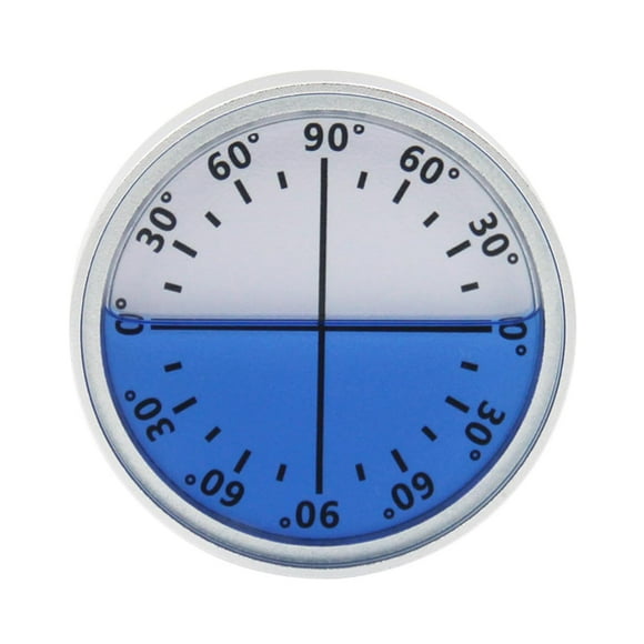 Measuring Ruler Horizontal Bubble Leveling Round Bubble Leveling Tool Pocket Equipment Gradienter