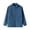 Blue, variant on FAIWAD Fall Winter Kids Jacket Fleece Collar Outerwear Boys Girls Outdoor Casual Coat with Pockets