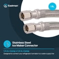thumbnail image 2 of Eastman 48383 Ice Maker Connector, 1/4" X 1/4" Compression X 1' Length, 2 of 6