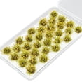 thumbnail image 4 of 6x32 Uds. Racimo De Flores En Miniatura Para Modelo DIY, Diseño De Arena, Decoración, Amarillo, 4 of 8