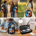 thumbnail image 5 of Yspwyqan Fire Ice Baseball Kids Backpack Set for Travel, with Lunch Box Water Bottle Bag, 17 Inch Lightweight Large Capacity Boys Backpack with Multi-Pocket for Back to School Gifts, 5 of 7