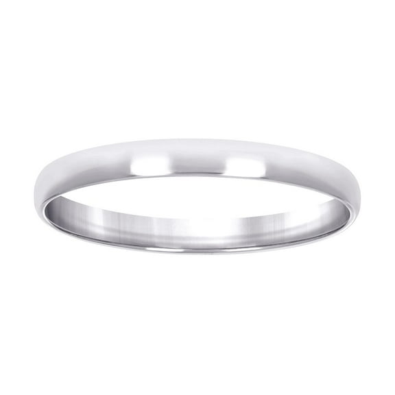 925 Sterling Silver Unisex 3mm Size 10 Dome Comfort-fit Wedding Engagement Anniversary Band Ring Anniversary Ring for Wo
