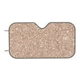 thumbnail image 7 of Daiia Beige Sparkling Glitter Windshield Sun Shade for Car SUV Truck (Small ), Car Sun Shade Windshield, Car Shades for Front Windows, Sunshade for Car Windshield, 7 of 7