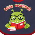 thumbnail image 4 of Inktastic Book Monster Boy Boys or Girls Baby Bib, 4 of 4