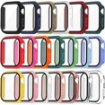 thumbnail image 2 of Tiorecime Paquete de 20 Fundas para Apple Watch Series 9/8/7 de 45 mm con Protector de Pantalla de Vidrio Templado, Cubierta Protectora de PC Dura Ultrafina a Prueba de Golpes, Parachoques Completo Co, 2 of 3