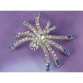 thumbnail image 2 of Austrian Crystal Rhinestone Halloween Creepy Spider Insect Fashion Pin Brooch, 2 of 5