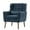 Dark Blue, variant on DEALTOPS Upholstered Accent Chair Modern Armchair with Chenille Fabric Lounge for Bedroom-Dark Blue