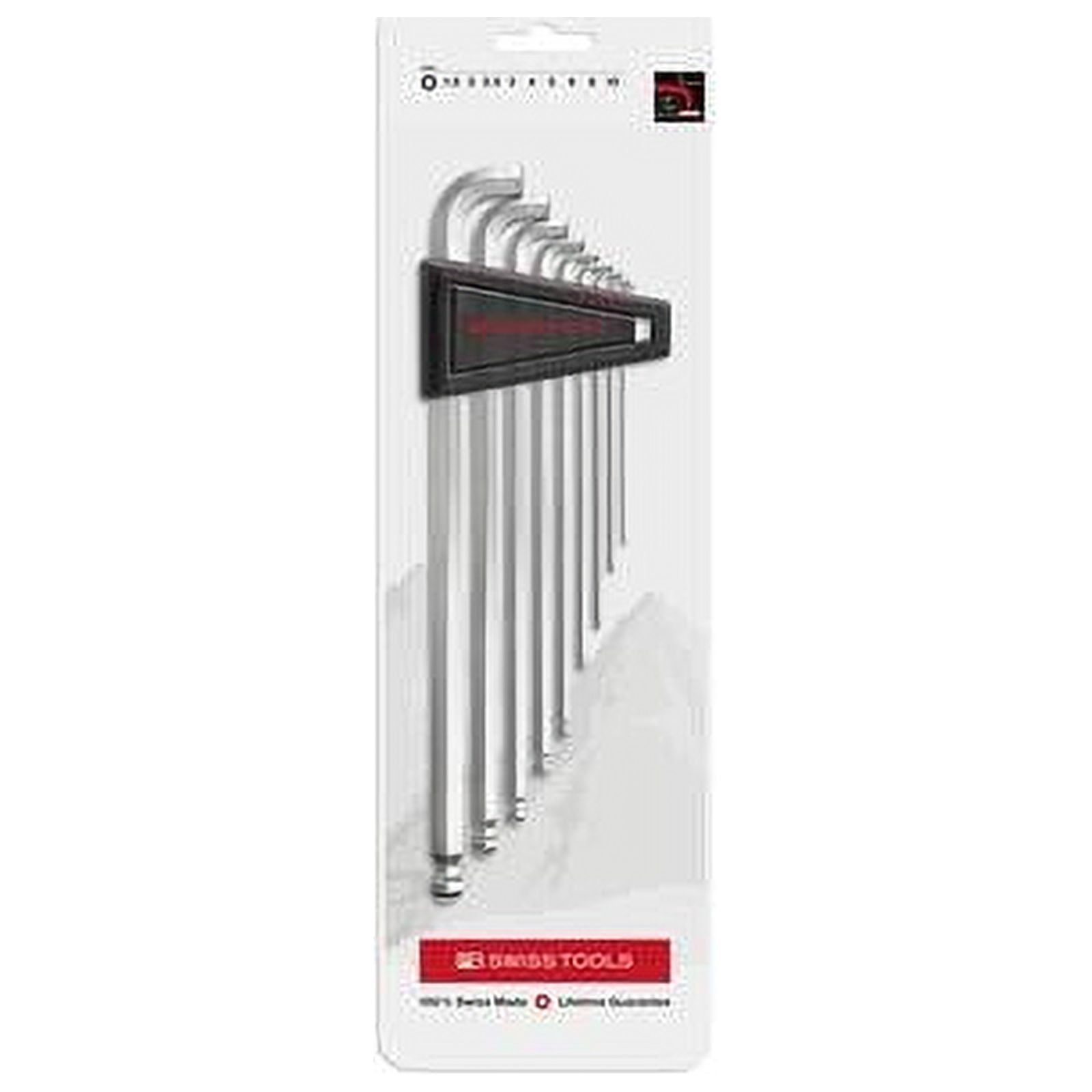 PB Swiss Tools PB 2222.LH-10 90°–100° Key L-Wrenches Set, Hex