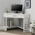 thumbnail image 2 of Leick Corner Computer Desk in White, 2 of 10