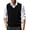 Black, variant on Mens V Neck Sweater Vest Knit Sleeveless Pullover Sweater Casual Slim Fit Twisted Vest Green L
