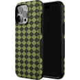 thumbnail image 2 of Case for iPhone 15 Pro Max Case | Harlequin Wicked Diamond | Black and Green | Bold Protective Design | MagSafe Compatible Design, 2 of 6