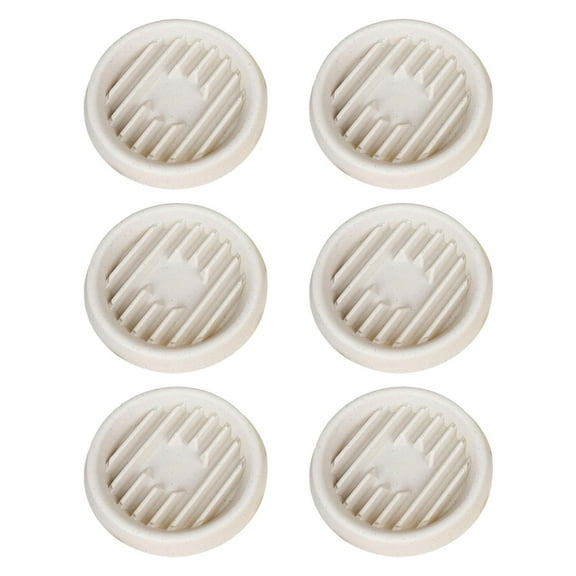 MAGIDEAL 6 Pieces Plant Saucers Practical Planter Saucers for Indoor Outdoor Planters L White L