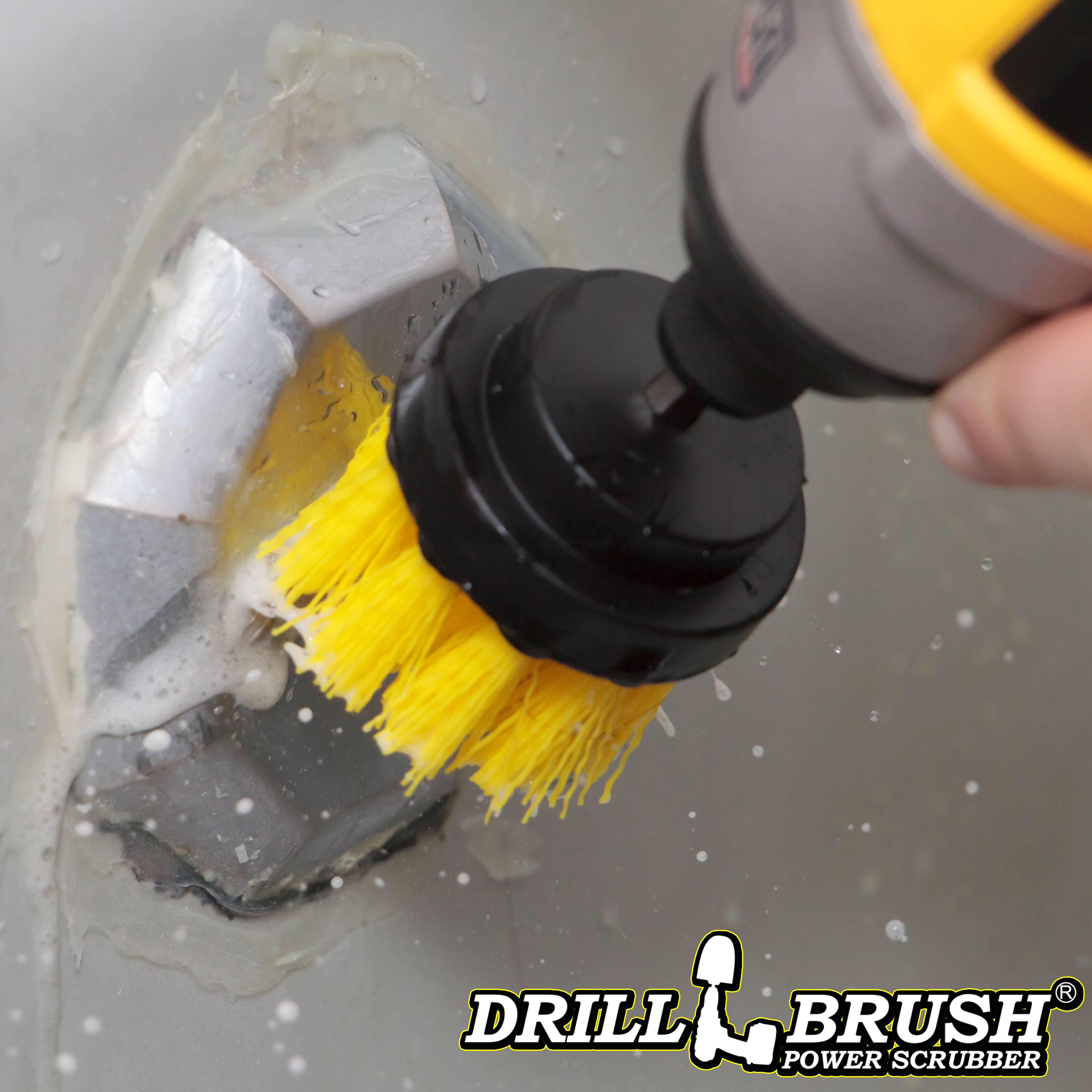 ScrubMaster Bathroom Power Scrubber Kit: Cordless Drill Cleaning