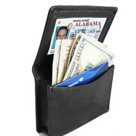 AFONiE RFID-Blocking Best Business Card Holder Leather Card Case Excellent