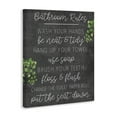 thumbnail image 4 of Stupell Industries Bathroom Rules with Greenery Bath & Laundry Painting Wrapped Canvas Art Print Wall Art, 16 x 20, 4 of 8