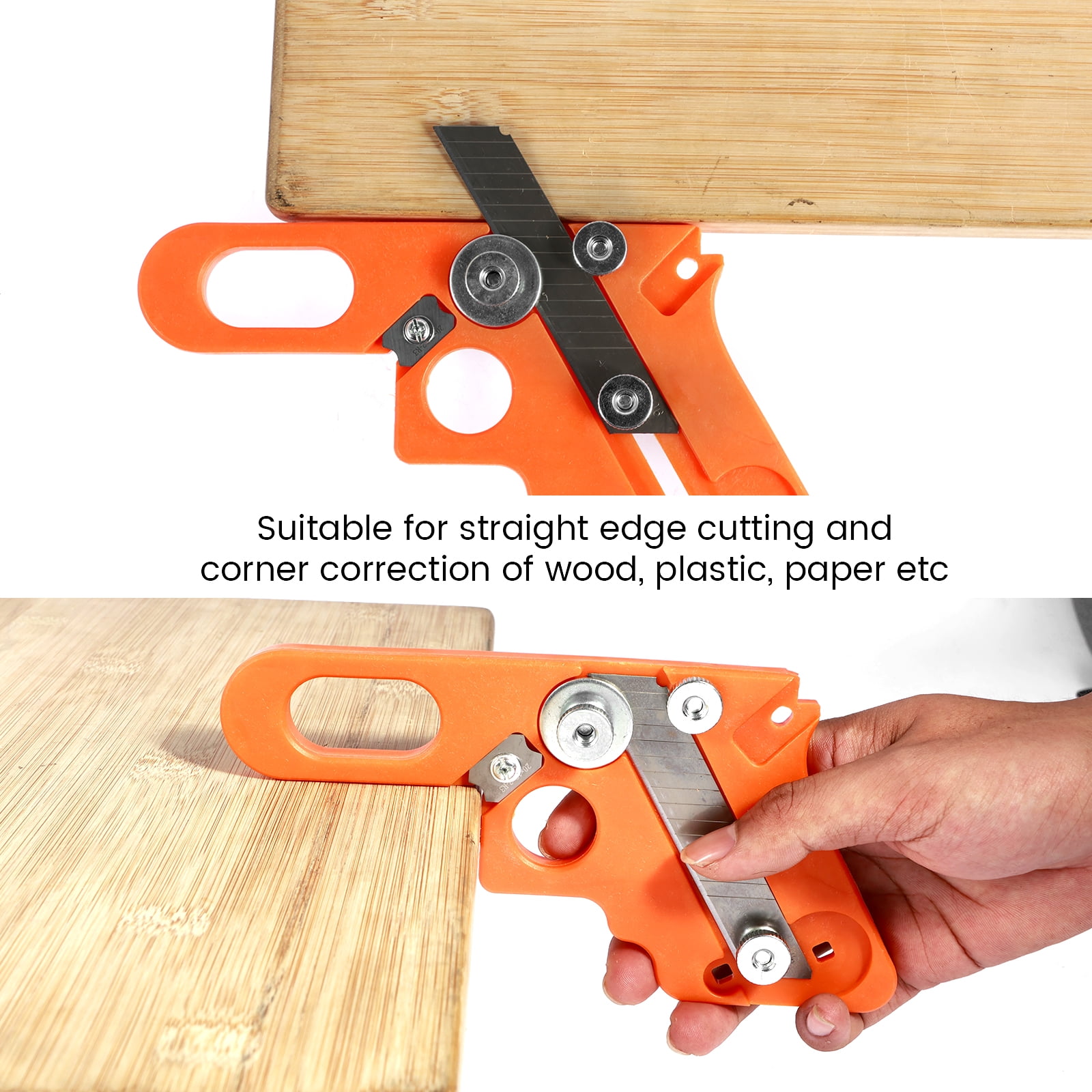 Chamfering Edge Band Trimmer Tool - Adjustable Hand Planer With R1 & R2 Blades For Veneers And Woodworking