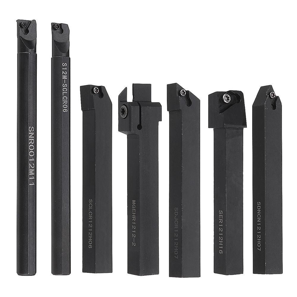 Carbide Insert Z7H5 21pcs set 12mm Shank Lathe Turning Tool Holder Boring Bar Carbide Insert Z7H5 21pcs set 12mm Shank Lathe Turning Tool Holder Boring Bar
