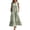 *Green, variant on VBVC Women's Striped Ruffle Trim Sleeveless Maxi Dress , Summer Casual Beach Loose Dress For Women , Ladies' Vacation Long Dress with Pockets,Blue,S-3XL