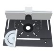 thumbnail image 2 of Yeacher Set of 4 Router Table Insert Plate Aluminum Alloy Wood Milling Flip Board with 47mm Lifting Base for 63.8-65mm Diameter Motors Engraving Trimming Machine Woodworking Benches, 2 of 8