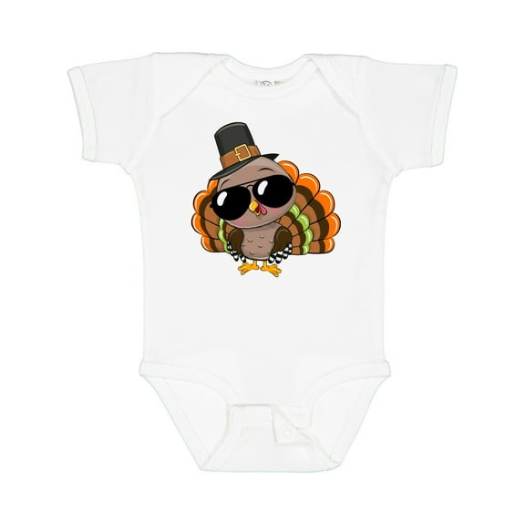 Inktastic Thanksgiving Turkey Funny Boys or Girls Baby Bodysuit