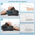 thumbnail image 4 of Almohada cervical DONAMA Contour, espuma viscoelástica, soporte para cuello, 4 of 8