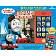 thumbnail image 1 of Pre-Owned Thomas & Friends: Hello, Thomas! Book and Phone Sound Book Set [With Toy Phone and Battery] (Board book) 1450873979 9781450873970, 1 of 2
