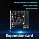 thumbnail image 5 of Tarjeta De Expansion Controlador convertidor USB 3,0 PCI-E, Panel frontal de encabezado de 19 pines y 20 pines para PC de escritorio, 5 of 6