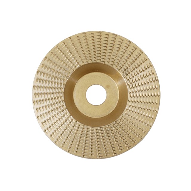 Scienceny Rueda de molienda de carpintería de alta con orificio de 16MM, disco giratorio, herramienta de tallado de madera, herramientas de disco Herramientas eléctricas oro Oberfläche 100MM Scienceny TO000419-06B