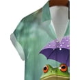 thumbnail image 4 of Men's Fashion Lapel Pattern Shirt, 4 of 6