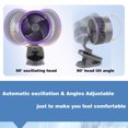 thumbnail image 3 of Ventilador Oscilante Autico, Pantalla LED de Ventilador Oscilante de Mesa de 100 Velocidades para la Oficina, 3 of 7