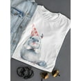 thumbnail image 3 of Cute Birthday Party Chinchilla T-Shirt Women -Image by Shutterstock, Female Large, 3 of 4