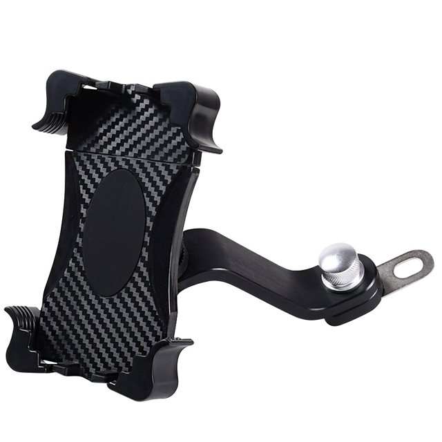 Miangastore Motorcycle Riding Outdoor Phone Holder 360 Degree Rotation Phone Bracket Tablet Support (Black)