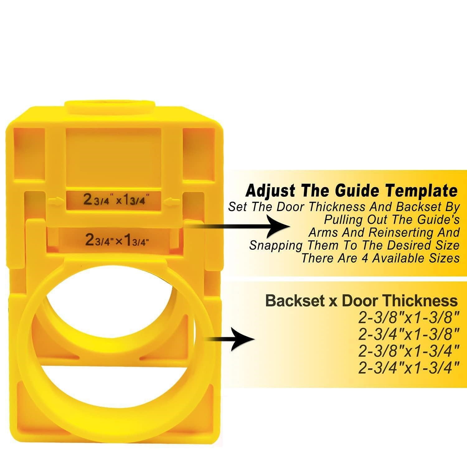 Door Lock Installation kit Carbon Steel Hole cutter for Wooden Doors drill bit