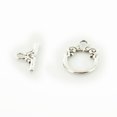 thumbnail image 3 of 20 Conjuntos De Aleación Aplausos De Plata Antiguos Para Joyería Collar Pulsera Maquillaje SM SunniMix Plata tibetana Claps, 3 of 5