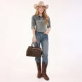 thumbnail image 5 of Montana West Multi-way Crossbody Bag with Removable Leopard Strap,Coffee, 5 of 7