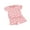 Pink, variant on Suealasg 2Pcs Kids Girl Summer Clothes 6M 1T 2T 3T 4T Toddler Girl Casual Beach Outfits Short Sleeve Flower Print T-Shirts Tops and Elastic Waist Shorts Set