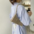 thumbnail image 3 of Sywqhk Moda Mujer Pu Encaje Floral Bordado Bolso Axila Hobos Bolsas (Caqui) Sywqhk Para estrenar, 3 of 9