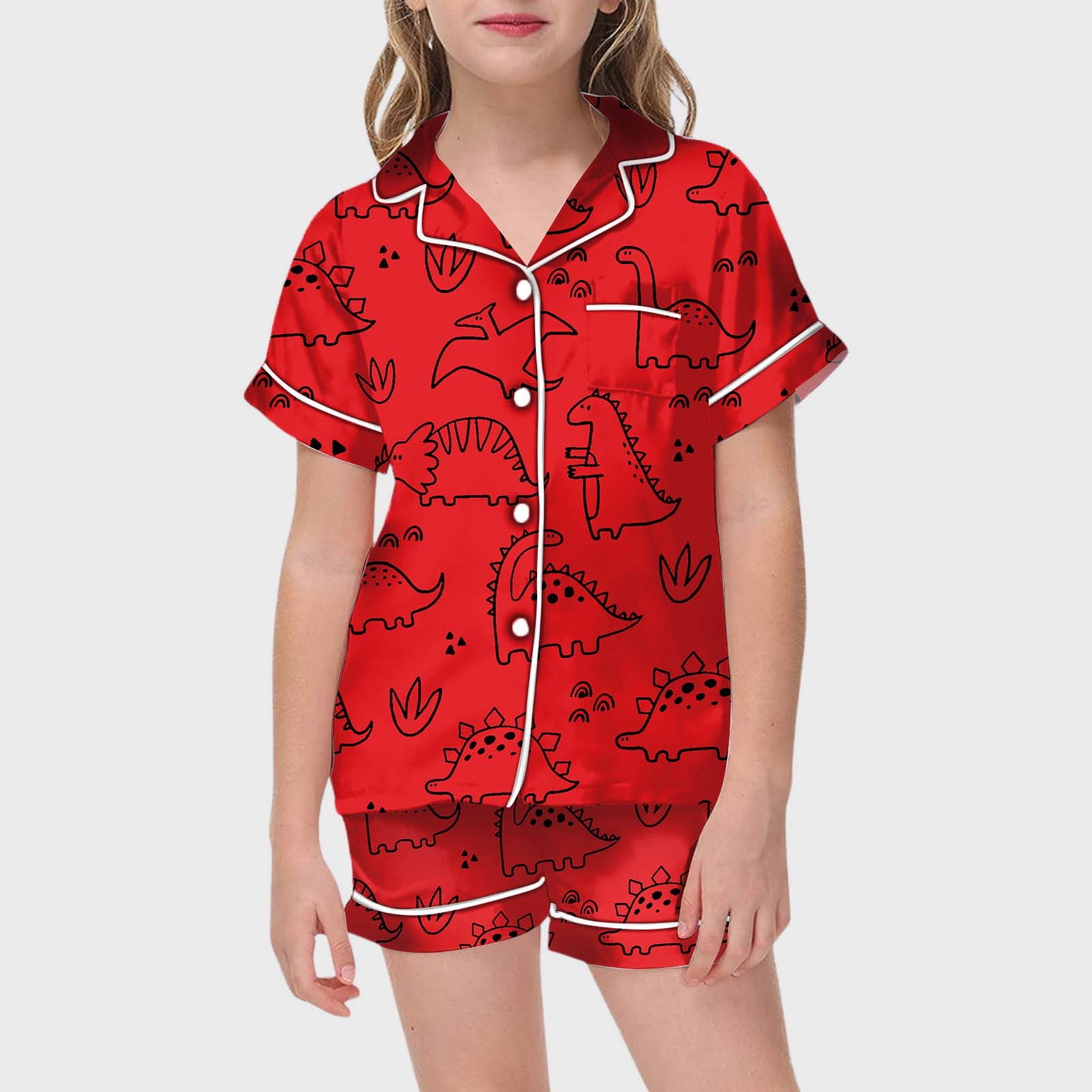 Pyjama Enfant à Colorier – 2 Pièces │ Sirènes – Les Coloriables